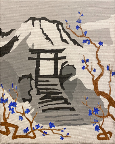 The second piece in my first Japan Series. It allowed me to get my feet wet with some slightly more complicated work.