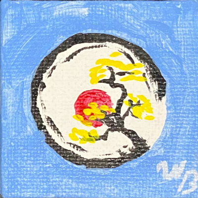 Mini Circled Peace