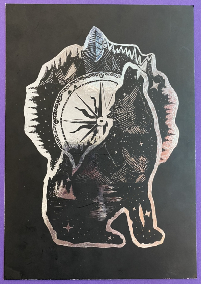 My first foray into scratchboards